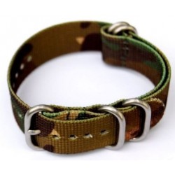 Bracelet Nylon Nato Zulu Camouflage 3