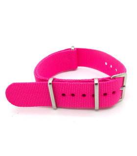 Bracelet nylon NATO Rose Fluo