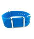 Bracelet NATO nylon bleu n°7