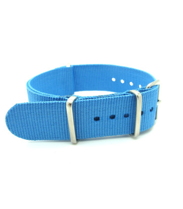 Bracelet nylon NATO Bleu n°20