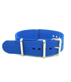 Bracelet nylon NATO Bleu n°21