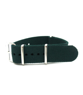 Bracelet nylon NATO vert émeraude 