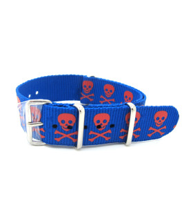 Watch NATO strap skull