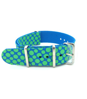 Bracelet nylon NATO point vert