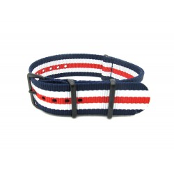 Nato blue/white/red/ PVD buckles 