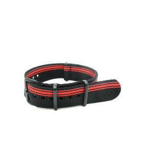 nato Black/Red light bands PVD buckles 