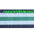 Bracelet nylon NATO bleu marine/blanc/vert