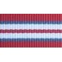 Watch NATO strap blue/red/white/blue
