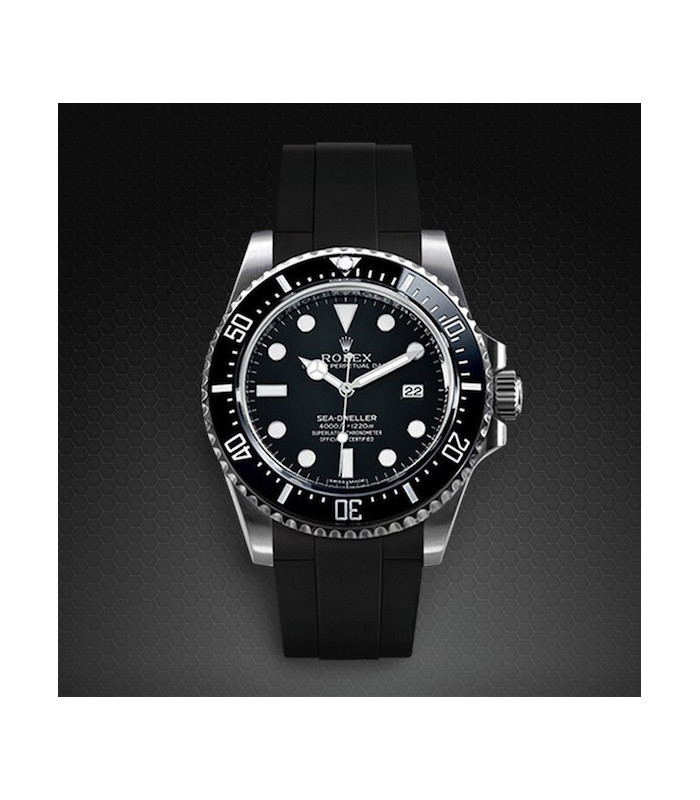 rolex sea dweller with rubber strap