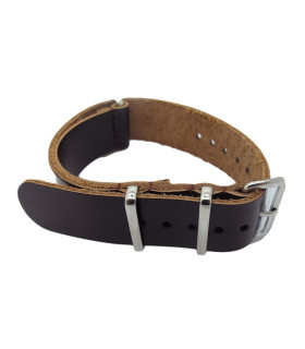 Nato strap leather LN73