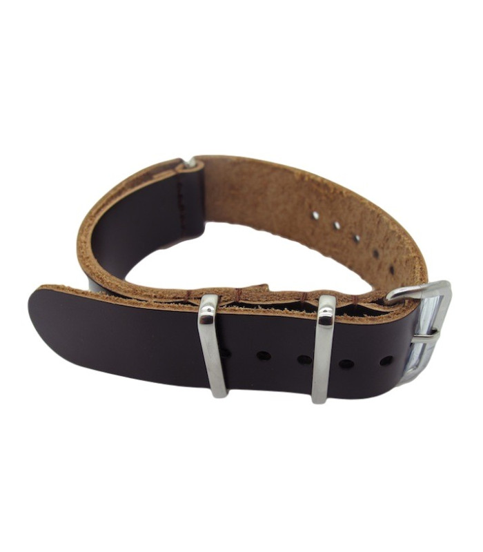 Nato strap leather LN73