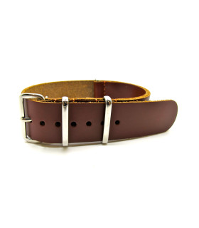 Camel leather Nato strap 