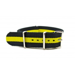 Watch NATO strap Black/Yellow
