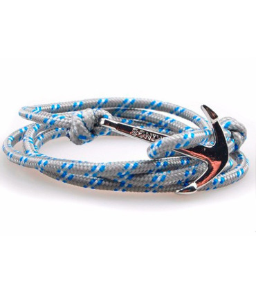 Bracelet ancre marine acier