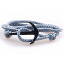 Black PVD anchor bracelet