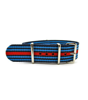 Navy/Blue/Red NATO watch strap