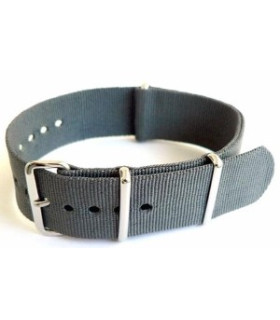 Bracelet nylon NATO Gris