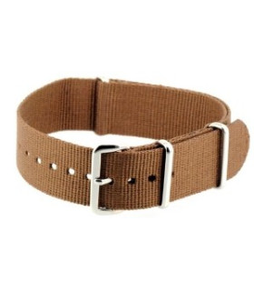 Bracelet nylon NATO Marron