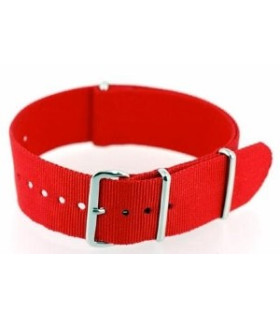 Bracelet nylon NATO Rouge