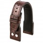 Leather strap with rivets for IWC Big Pilot