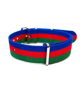 Bracelet NATO nylon motif ancre marine