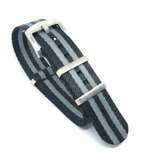 Seat Belt Nato - Black/Grey