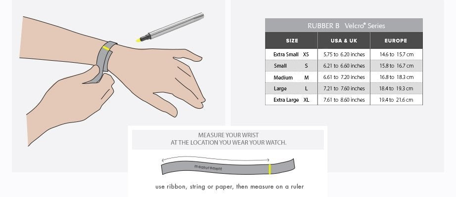 Rubber B Strap APV41 Black for Audemars Piguet Royal Oak 41mm on Bracelet - Velcro Series