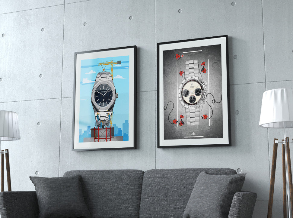 Watchoniste X MisterChrono tirage d'art - daytona - 60x80