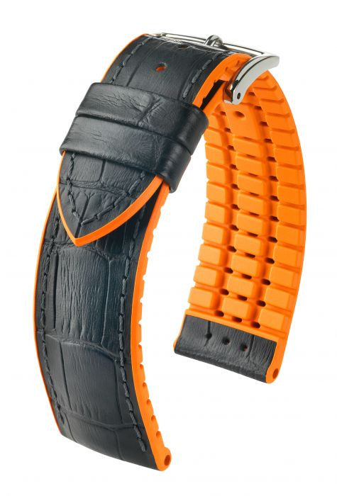 Andy Hirsch Watch Strap Black/Orange