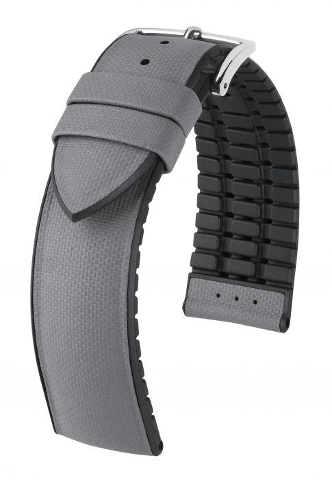 Arne Hirsch Watch Strap Grey/Black