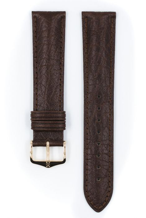 Camelgrain Hirsch Watch Strap Brown
