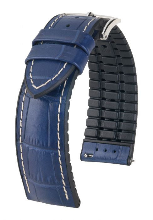 George Hirsch Watch Strap Blue/Black