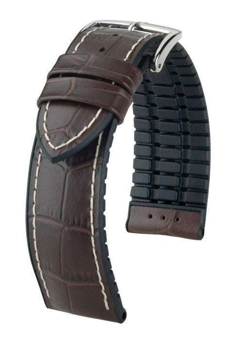 George Hirsch Watch Strap Brown/Black