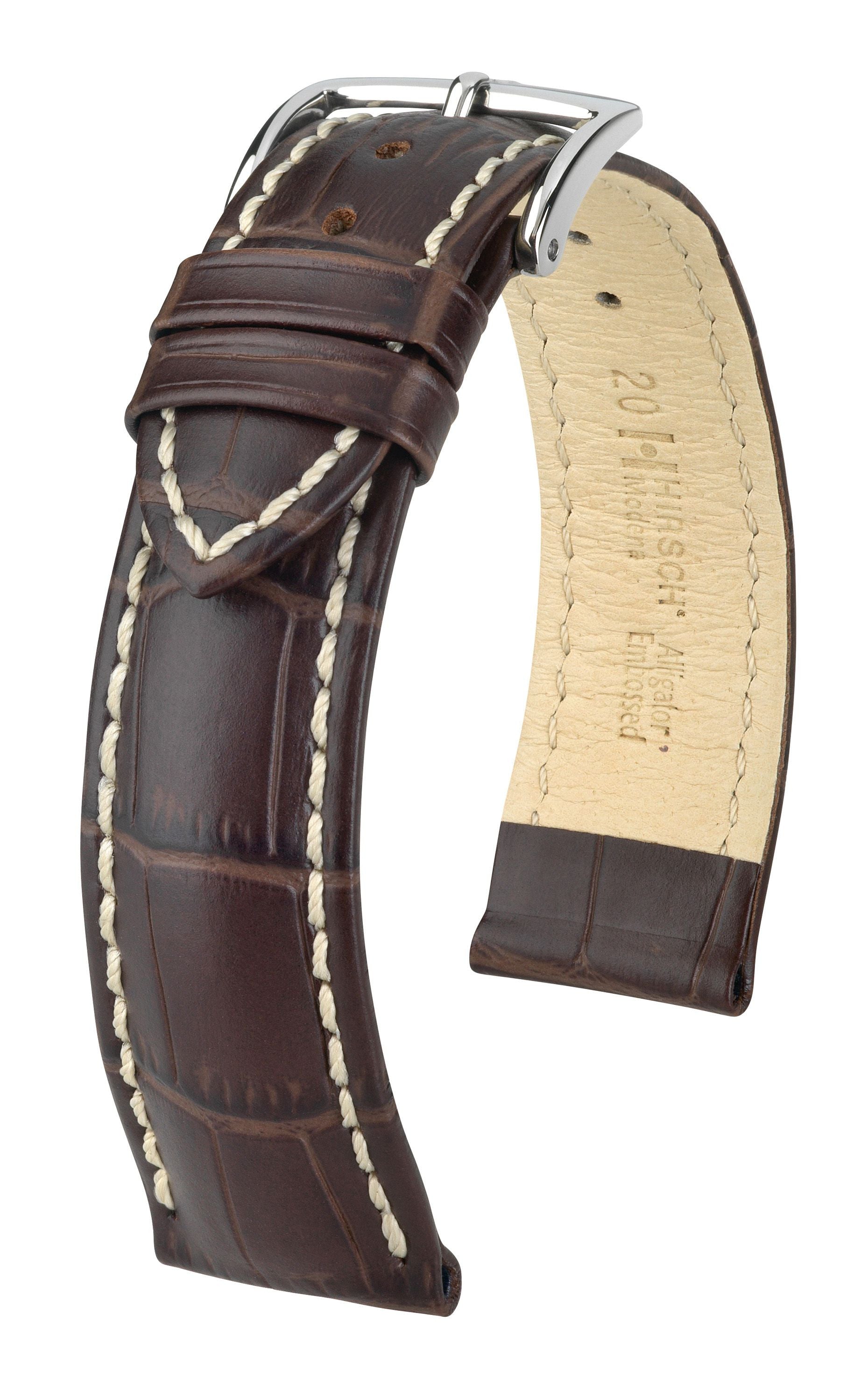 Modena Hirsch Watch Strap Brown