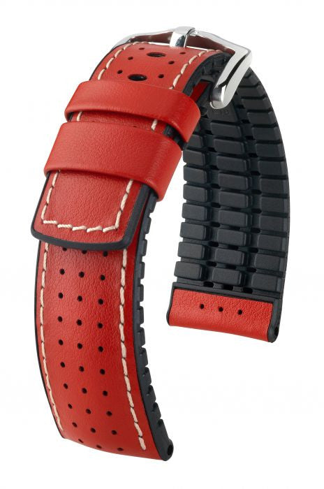 Tiger Hirsch Watch Strap Red/Black