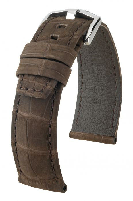 Tritone Hirsch Watch Strap Brown