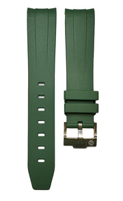 Rubber strap for Omega MoonSwatch - Green