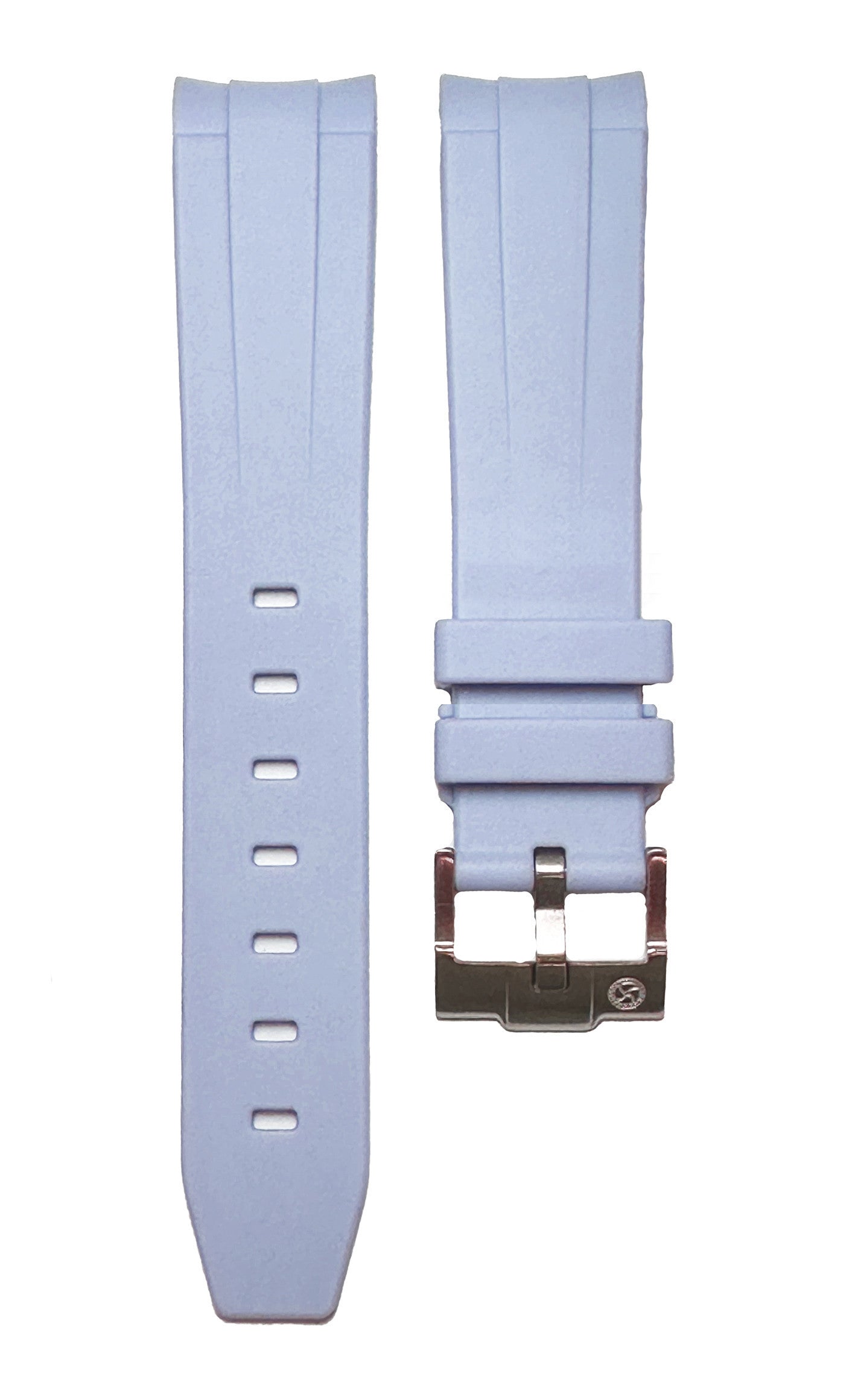 Rubber strap for Omega MoonSwatch - Light Blue