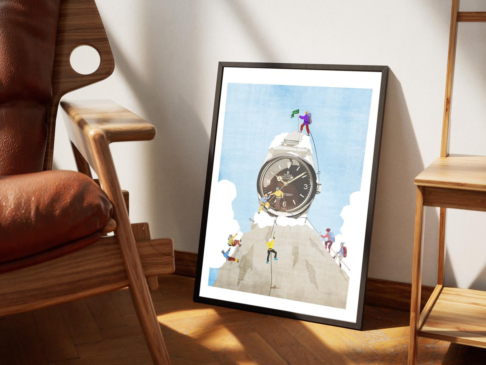 Watchoniste X MisterChrono tirage d'art - To the top - 40x50