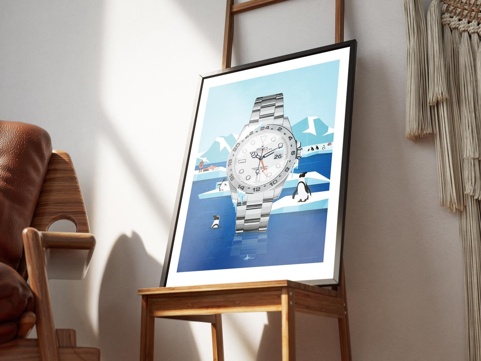 Watchoniste X MisterChrono tirage d'art - Antartica - 40x50