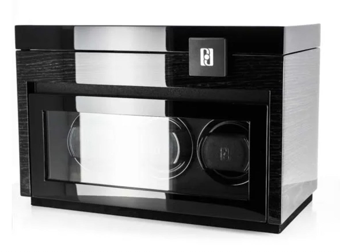 Paul Design - Modèle Gentleman 3+5 remontoir plus compartiment pour 5 montres.