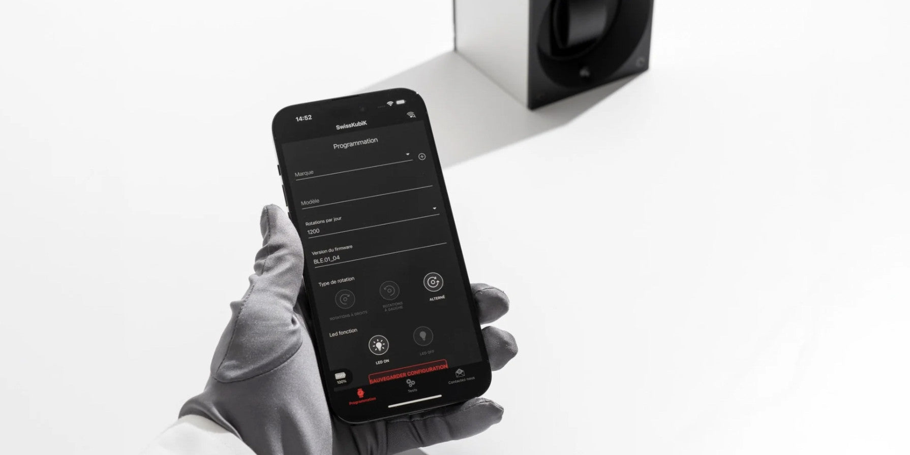 SwissKubik MasterBox remontoir pour montre - 1 montre