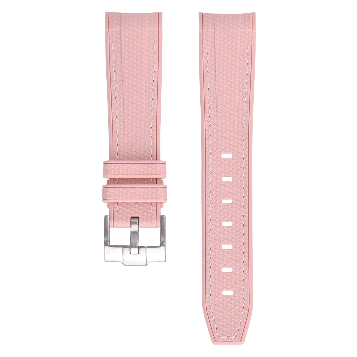 Rubber strap texture for Omega MoonSwatch -  pink
