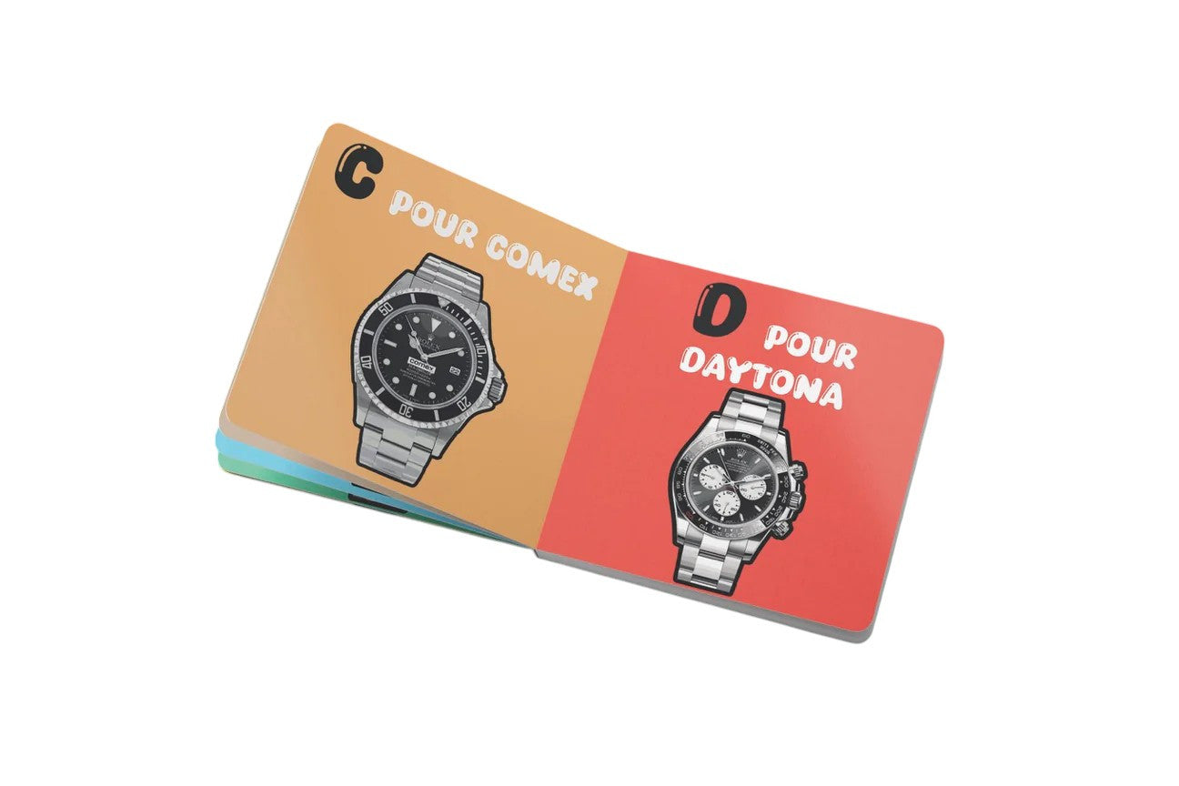D pour Daytona - Apprends l'alphabet avec l'univers Rolex (French Book)