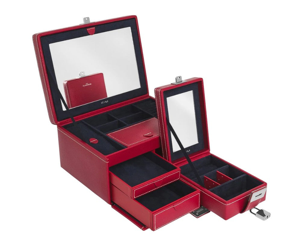 Le Tanneur - large leather jewelry box