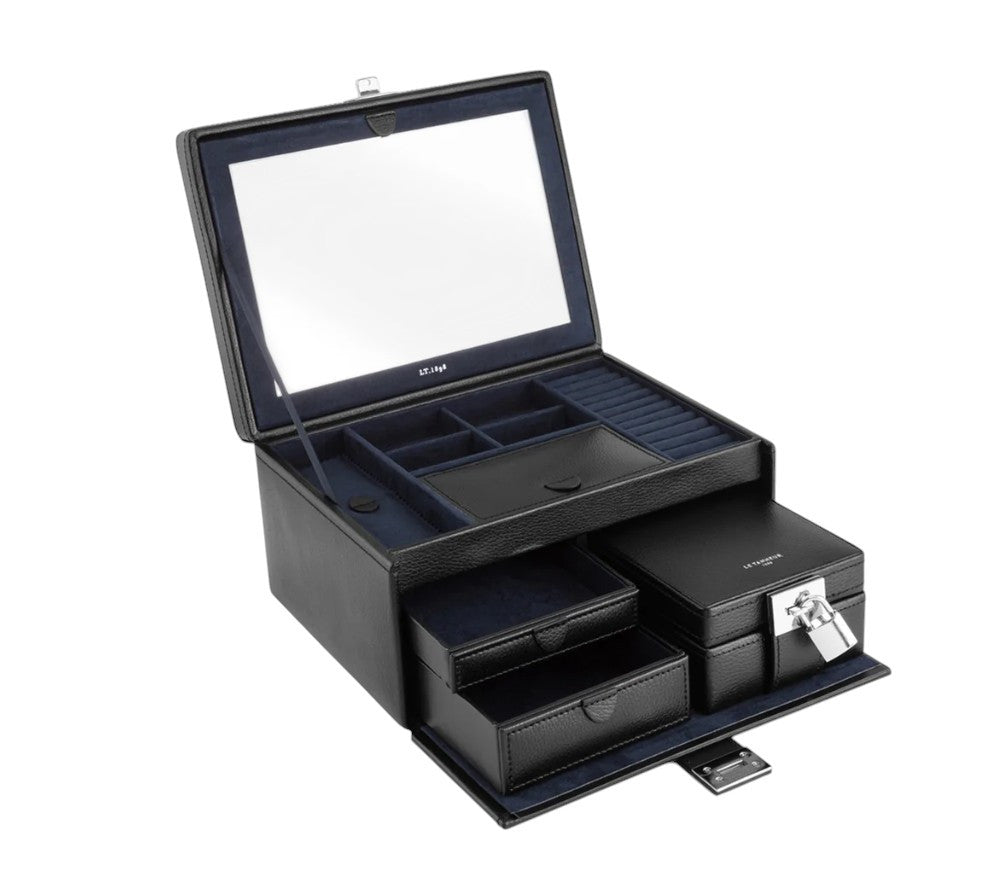 Le Tanneur - large leather jewelry box