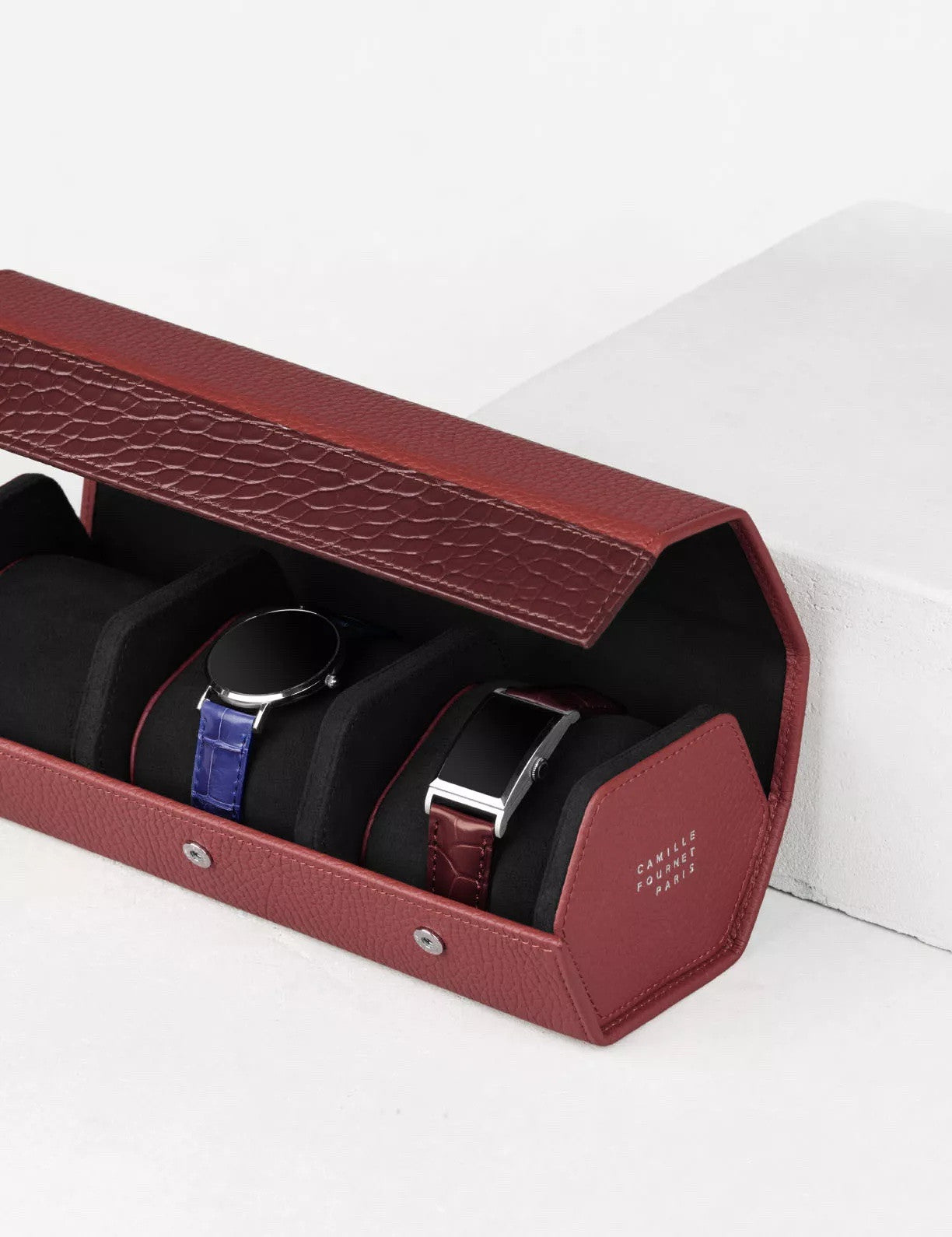 34.33  Triple watch case by Camille Fournet