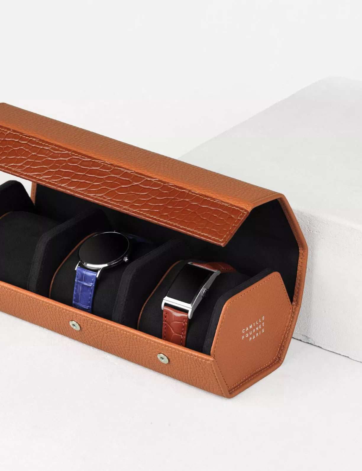 34.33  Triple watch case by Camille Fournet