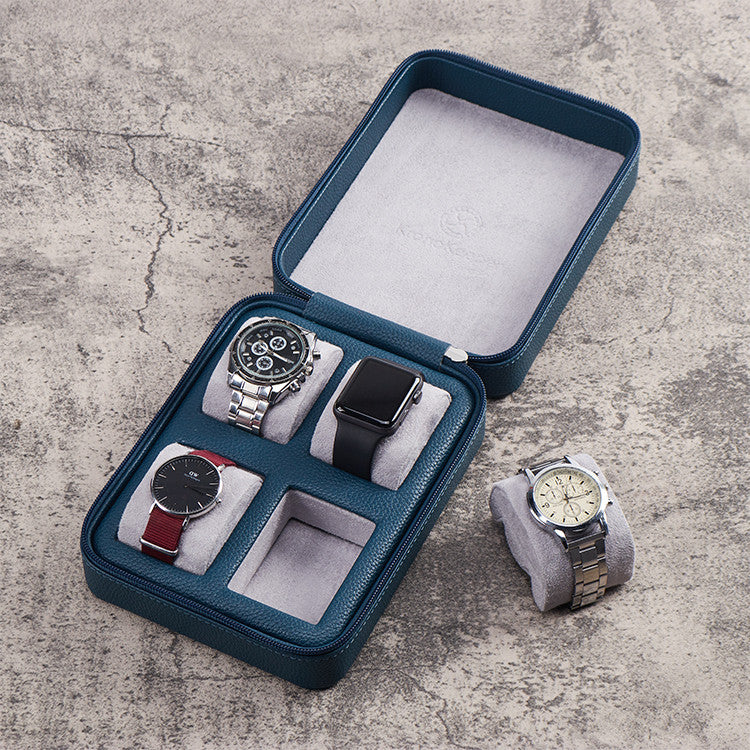 Kronokeeper Tiboulen watch travel case for 4 watches
