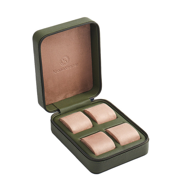 Kronokeeper Tiboulen watch travel case for 4 watches